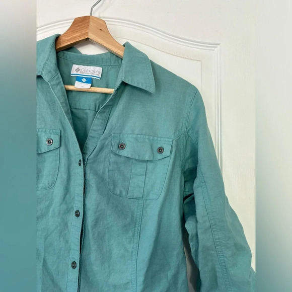 COLUMBIA Linen Blend Top - Picture 3 of 9